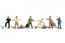 Woodland Scenics A1892 Scenic Accents Uniformed Travellers (pack of 10)