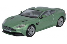Oxford Diecast AMV001 1:43 scale model Aston Martin Vanquish Coupe - Appletree Green