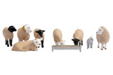 Bachmann Scenecraft 36-083 Sheep (Flock of 9)