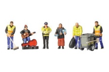 Bachmann 36-411 Modern Street Scene 6 Figure Set