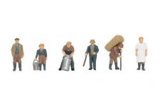Bachmann Scenecraft 36-414 Livestock Farmers 1940/50s Figure Set (pack of 6)
