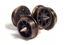 GRAHAM FARISH 379-411 WAGON WHEELS SPOKED (X10)