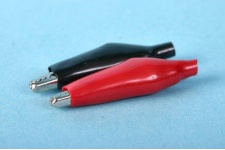 Gaugemaster GM28 Crocodile Clips Red/Black (Pair)