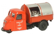 Oxford Diecast 76RAB004 Dustcart Borough Of Barry