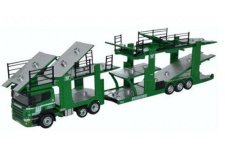 Oxford Diecast 76SCT003 Scania Car Transporter Woodside Motorfreight Ltd