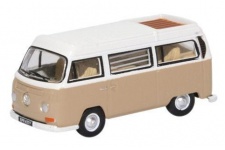 Oxford Diecast 76VW027 VW Bay Window Camper Savannah Beige/White