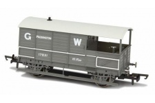 Oxford Rail OR76TOB001 4 - Wheel 'Toad' Brake Van 17831 in GWR Grey 'Paddington'.