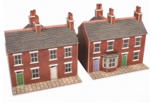 Metcalfe PN103 Terrace Houses In Red Brick