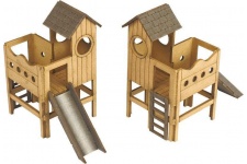 Metcalfe PO513 Childrens Play Area OO Gauge Card Kit