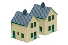 Peco LK-15 Stone Station Houses OO Gauge Plastic Kit