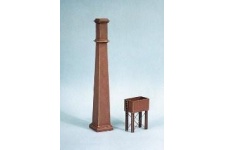Ratio 314 Industrial Chimneys and Fittings N Gauge Plastic Kit