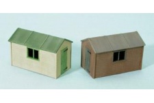 Wills Kits SS58 Wooden Garden Sheds (Pack of 2) OO Gauge Plastic Kit