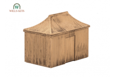 Wills Kits SS35 Pagoda Building Iron Type Hut - OO Gauge Plastic Kit
