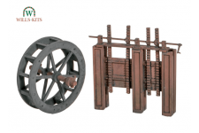 Wills Lineside Kits SS84 Water Wheel and Sluice Gates OO Gauge Plastic Kit