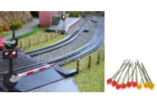 Train Tech LED1 Pack Level Crossing Lights (3 Extra Sets)