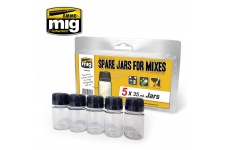 Ammo MIG8033 Spare Jar Set Of 5 35ml Jars