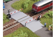 Auhagen 44637 Single Track Level Crossing And Barrier