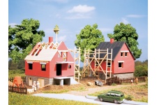 Auhagen 12215 2 Houses Under Construction Kit For OO Gauge Model Railways