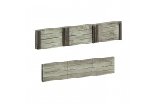 Bachmann Scenecraft 44-0509 Wood Sleeper Retaining Walls