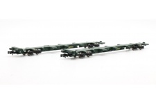 Dapol 2F-044-001 FEAB Spine Wagon Twin Pack Freightliner 640707 And 640708