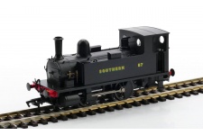Dapol 4S-018-009 B4 0-4-0T 87 Southern Wartime Black Front Left