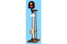 Eckon ES23 2 Aspect Red / Yellow Round Head OO Gauge Signal Kit