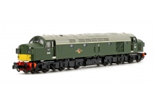 Graham Farish 371-185 Class 40 Split Headcode D338 BR Green (Small Yellow Panels) Front Left