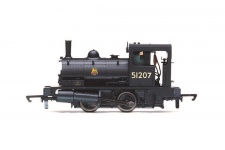 Hornby R3728 BR Black Class 21 PUG 0-4-0 Tank Locomotive No.51207
