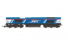 Hornby R3940 GBRf/Newell And Wright Class 66 Co-Co 66747 Made in Sheffield