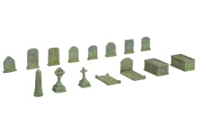 Hornby Skaledale R7297 Assorted Grave Stones & Monuments