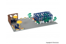 Kibri 38634 Decoration Set Greenhouse HO/OO Gauge Kit