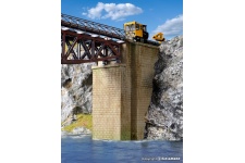 Kibri 39750 Universal Brick-Built Bridge Piers OO/HO Gauge Plastic Kit