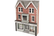 Metcalfe PO374 No. 7 High Street Low Relief Shop Front OO Gauge Card Kit