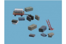 Modelscene 5174 N Gauge Luggage, Trolleys and Sack Trucks 