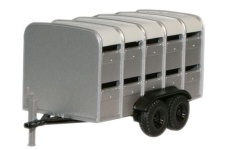 Oxford Diecast 76FARM001 Farm Livestock Trailer 1:76 Scale Diecast Model