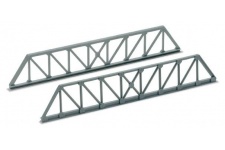 Peco NB-38 N Gauge Girder Bridge Side, Truss Girder Type, Grey