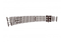 Peco SL-E387F Curved Turnout Large Radius Left Hand