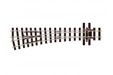 Peco SL-E496 Turnout Mainline Sleepers Medium Radius Left Hand