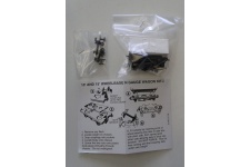 Peco KNR-42 N Gauge Refrigerator Box Van Plastic Kit contents