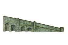 Metcalfe PN149 Tapered Retaining Wall in Stone N Gauge Card Kit