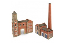 Metcalfe PN184 Factory Entrance and Boiler House