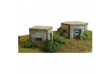 Metcalfe PN820 WWII Pillboxes N Gauge Card Kit 