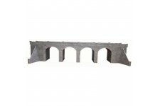 Metcalfe PO241 Double Track Viaduct in Stone OO Gauge Card Kit