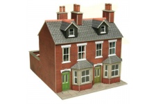 Metcalfe PO261 Terraced Houses in Red Brick