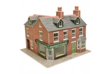 Metcalfe PO263 Corner Shop Red Brick Card Kit