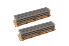 Proses HL-K-06 Steel Wagon Loads (Pack of 2) OO Gauge Laser Cut Kit