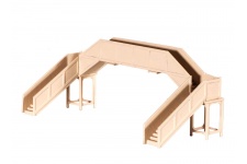Ratio 222 Concrete Footbridge N Gauge