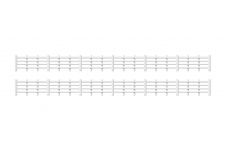 Ratio 424 White Lineside Fencing