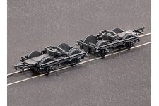 ratio-108-lms-ex LNWR 8ft Coach Bogies Kit (Pack of 2)