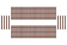 Ratio 437 Modern Wooden Fencing OO Gauge Plastic Kit